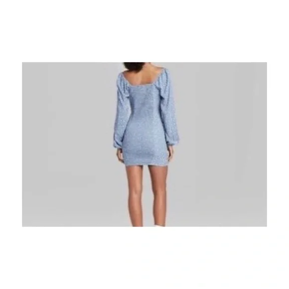 Wild Fable puff long sleeve double ruched
dress - Picture 5 of 5